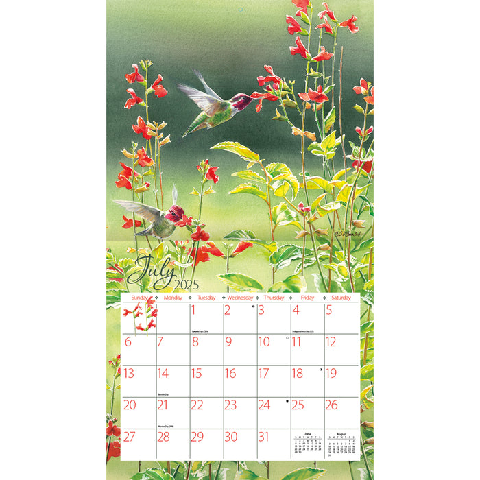 2025 Lang Calendar Hummingbirds by Susan Bourdet