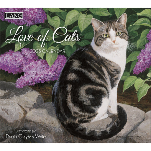 2025 Lang Calendar Love of Cats by Persis Clayton Weirs