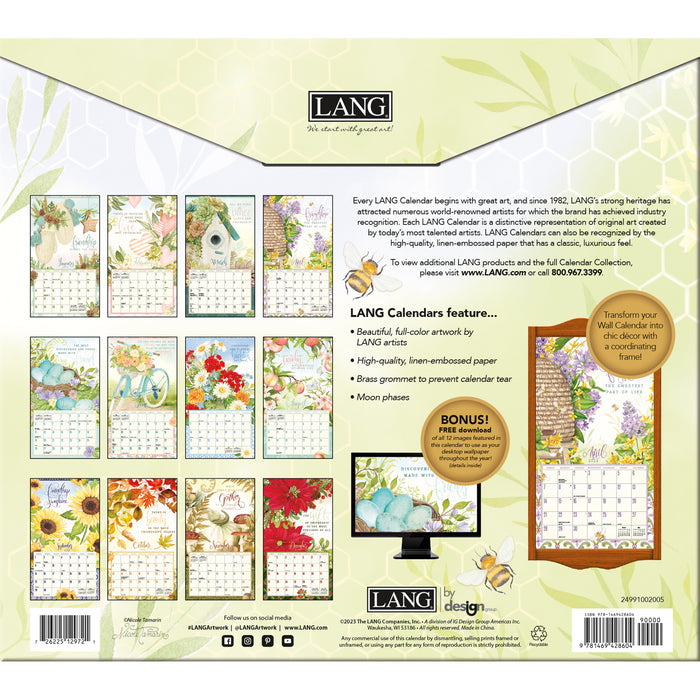 2025 Lang Calendar Abundant Friendship By Nicole Tamarin