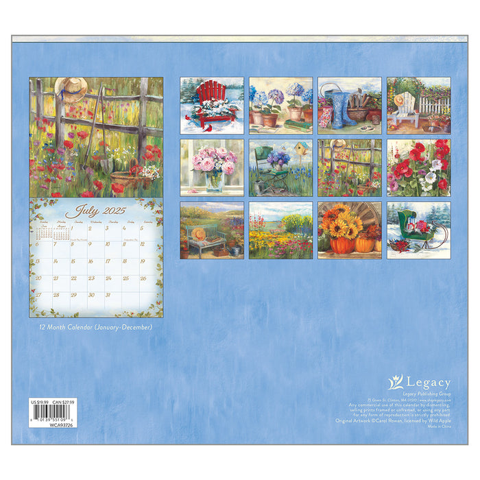 2025 Legacy Calendar Cottage Garden