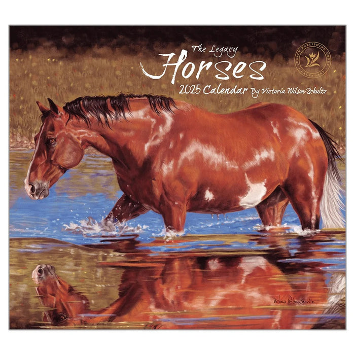 2025 Legacy Calendar Horses by Victoria Wilson - Schultz