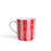 Noss & Co Mug - Pink & Red Stripe
