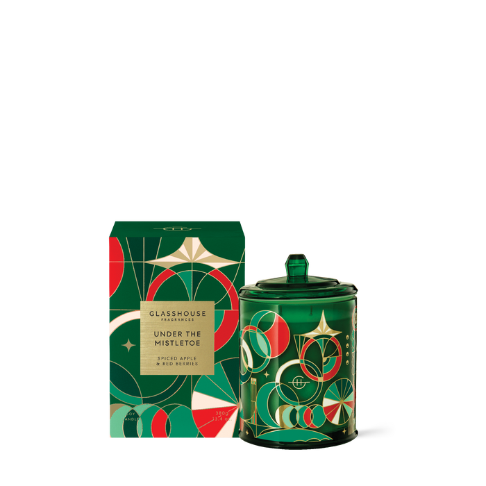 Glasshouse Candle 380g - Under The Mistletoe 24