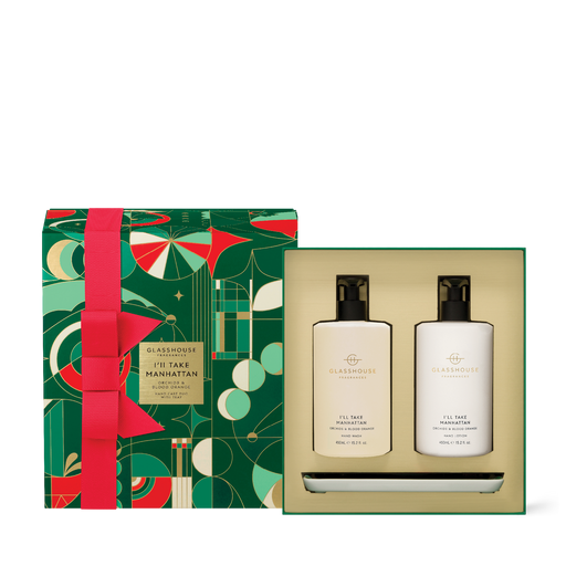 Glasshouse Fragrance Hand Care Gift Set - I'll Take Manhattan 2024