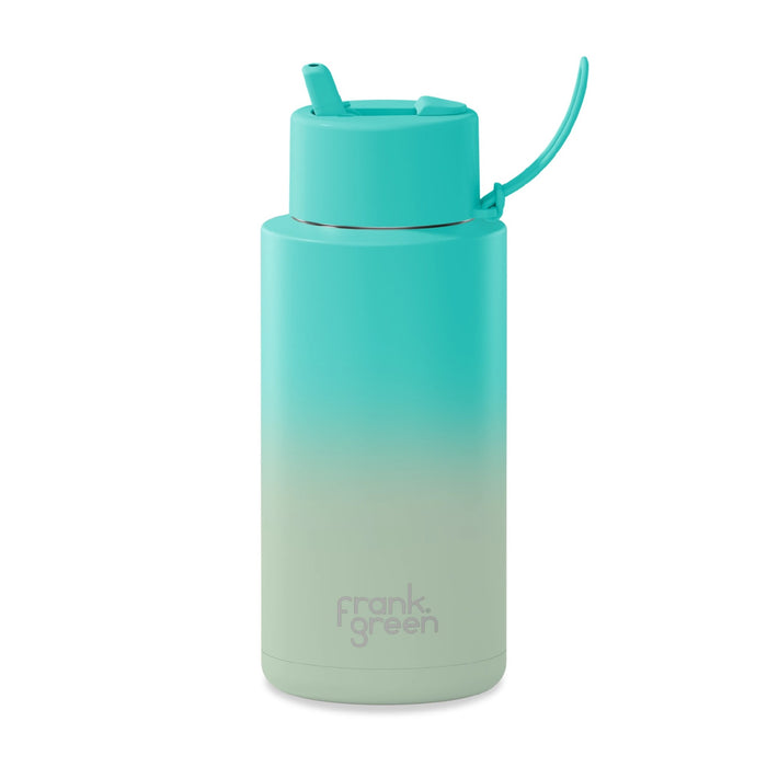 Frank Green Ceramic Reusable Bottle 34oz / 1000ml - Gradient Bondi Bliss