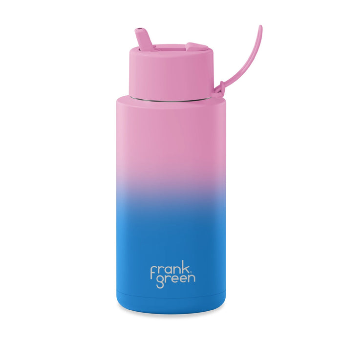 Frank Green Ceramic Reusable Bottle 34oz / 1000ml - Gradient Wild Orchid