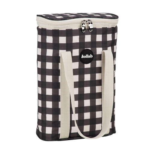 Kollab Wine Cooler Bag - Black Check