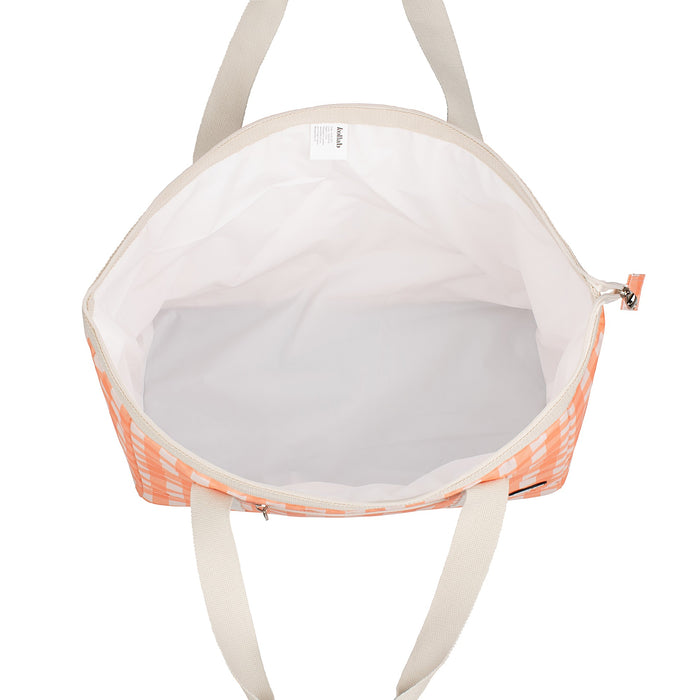 Kollab Insulated Tote Bag - Apricot Check