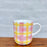 Noss & Co Mug - Pink & Yellow Gingham