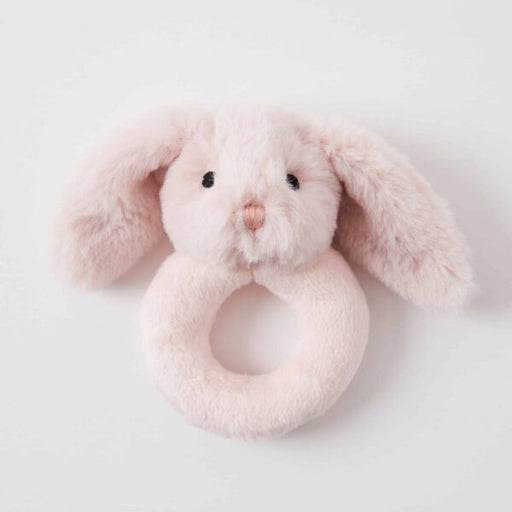 Jiggle & Giggle Bunny Rattle - Pink