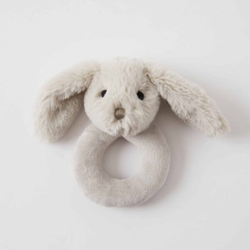 Jiggle & Giggle Bunny Rattle - Grey