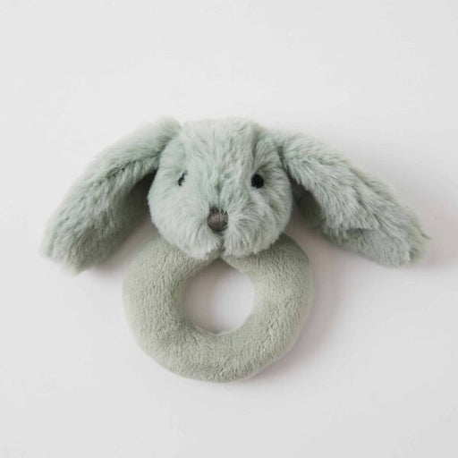 Jiggle & Giggle Bunny Rattle - Green