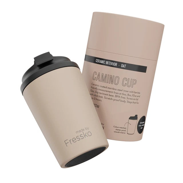 Fressko Ceramic Bino 12oz - Oat