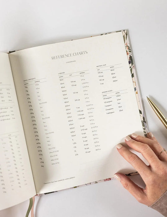 Bespoke Letterpress Heirloom Recipe Book Journal - Cockatoo | Kitchen Antics