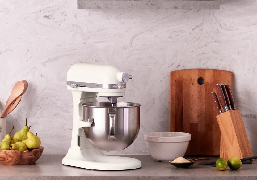 KitchenAid KSM70 6.6L Bowl-Lift Stand Mixer - Porcelain White