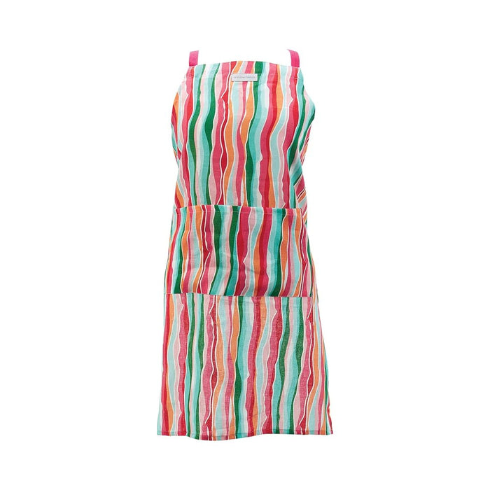 Annabel Apron - Linen - Sherbet Ribbons