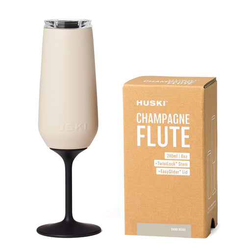 Huski Champagne Flute - Sand Beige