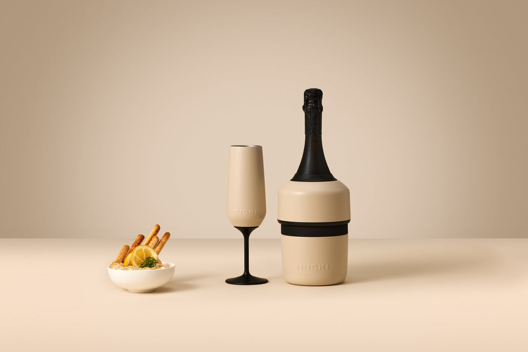 Huski Champagne Flute - Sand Beige
