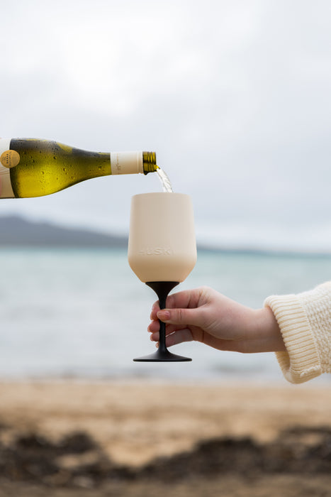Huski Wine Tumbler 2.0 - Sand Beige