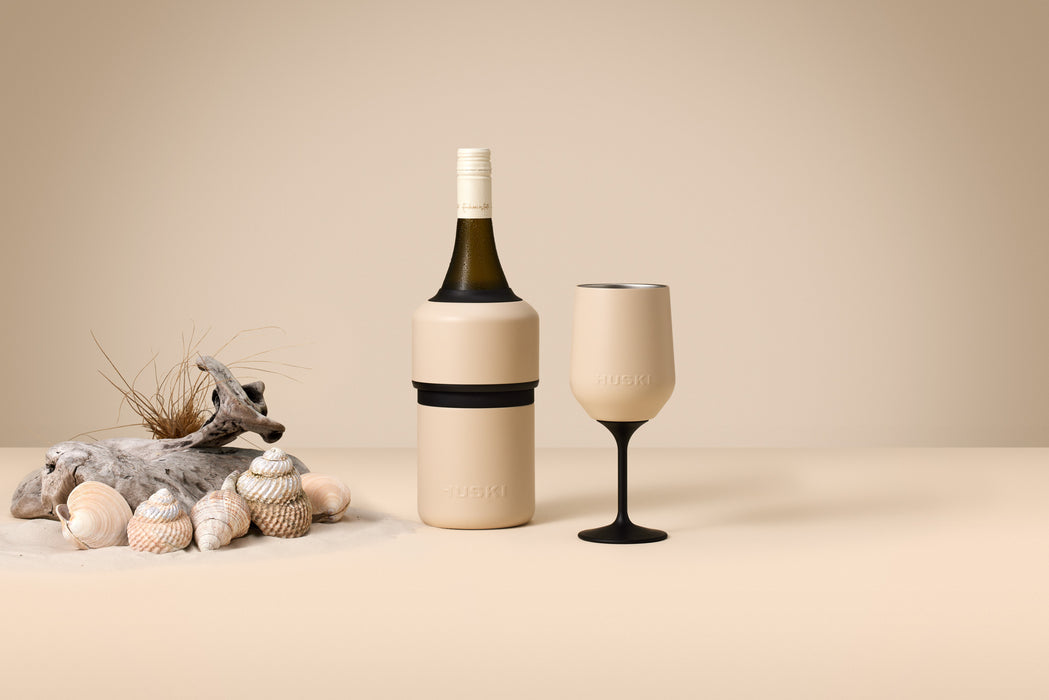 Huski Wine Tumbler 2.0 - Sand Beige