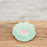 Noss & Co Flower Trinket Dish - Green & Pink