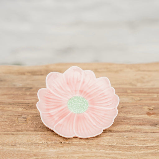 Noss & Co Flower Trinket Dish - Pink & Green