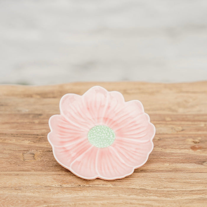 Noss & Co Flower Trinket Dish - Pink & Green