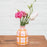 Noss & Co Bud Vase - Pink & Orange Gingham