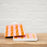 Noss & Co Large Butter Dish - Orange & Pink Stripe