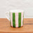 Noss & Co Mug - Pink & Dark Green Stripe