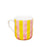 Noss & Co Mug - Pink & Yellow Stripe