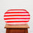 Noss & Co Oval Platter - Pink & Red Stripe