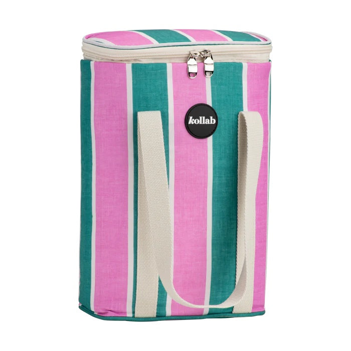 Kollab Wine Cooler Bag - Spring Stripe