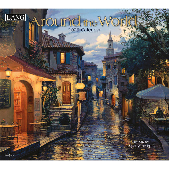 2026 Lang Calendar Around The World by Evgeny Lushpin