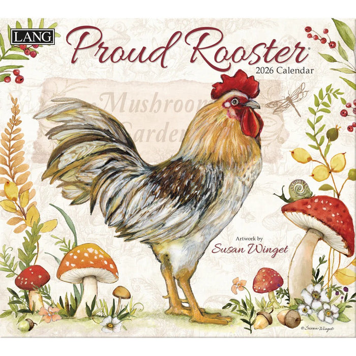 2026 Lang Calendar Proud Rooster by Susan Winget