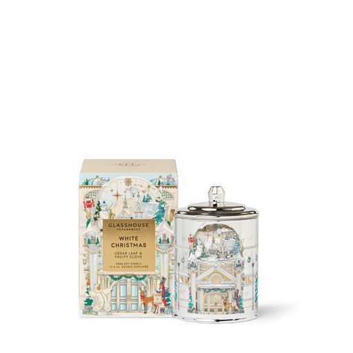 Glasshouse Candle 380g - White Christmas 2025