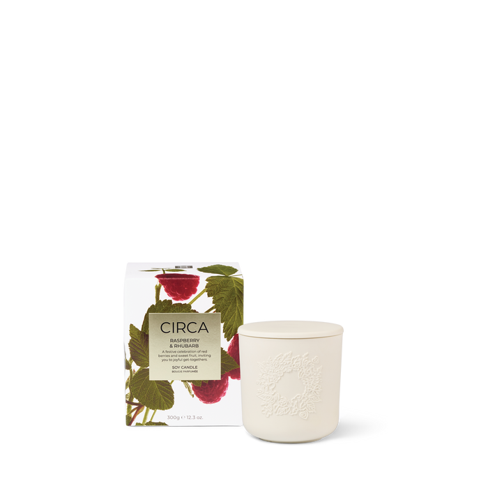 Circa 300g Candle Christmas 2025 - Raspberry & Rhubarb