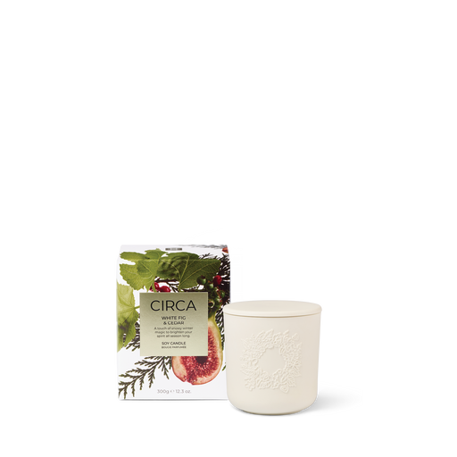 Circa 300g Candle Christmas 2025 - White Fig & Cedar
