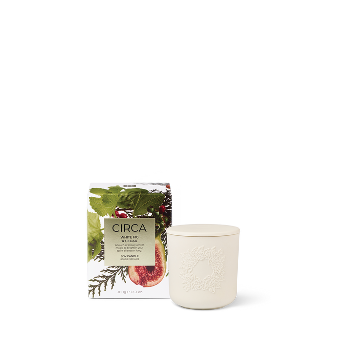 Circa 300g Candle Christmas 2025 - White Fig & Cedar