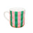 Noss & Co Mug - Pink & Green Stripe