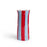 Noss & Co Vase Small - Cornflower Blue & Red Stripe