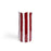 Noss & Co Large Vase - Burgundy Stripe
