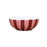 Noss & Co Medium Bowl - Pink & Burgundy Stripe