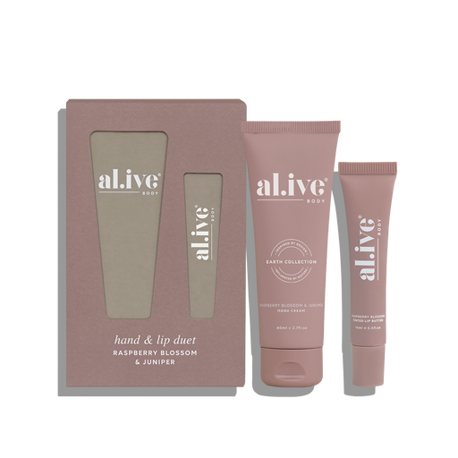 al.ive hand & lip duet - raspberry blossom & juniper