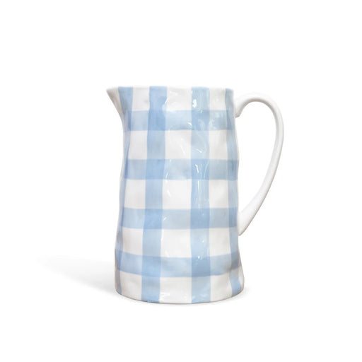 Noss & Co Medium Jug - Cornflower Blue Gingham