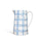 Noss & Co Medium Jug - Cornflower Blue Gingham