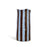 Noss & Co Large Vase - Cornflower Blue & Brown Stripe