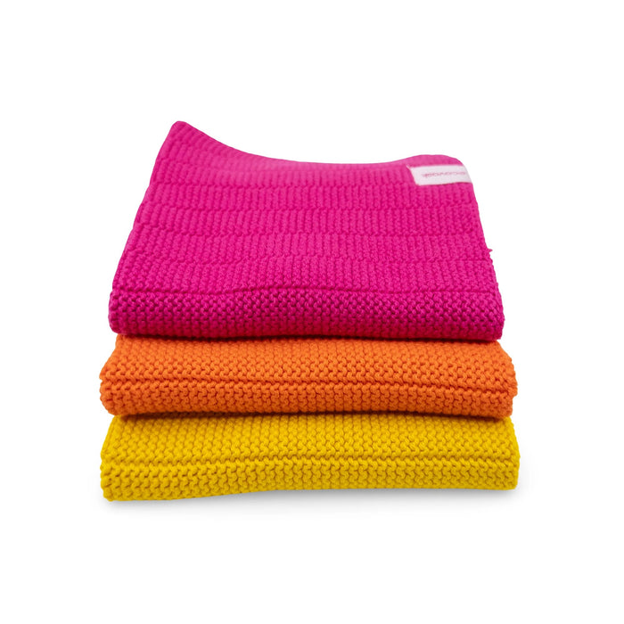 ecovask Dishcloth Heavy Duty 3pk - Sorbet