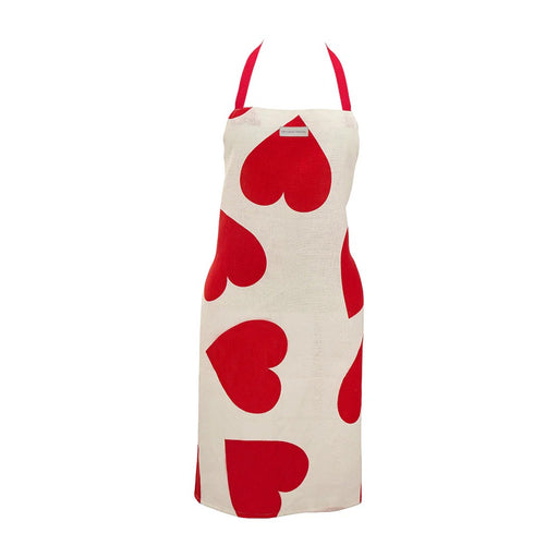 Annabel Apron - Linen - Love Heart