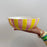 Noss & Co Salad Bowl - Pink & Yellow Stripe